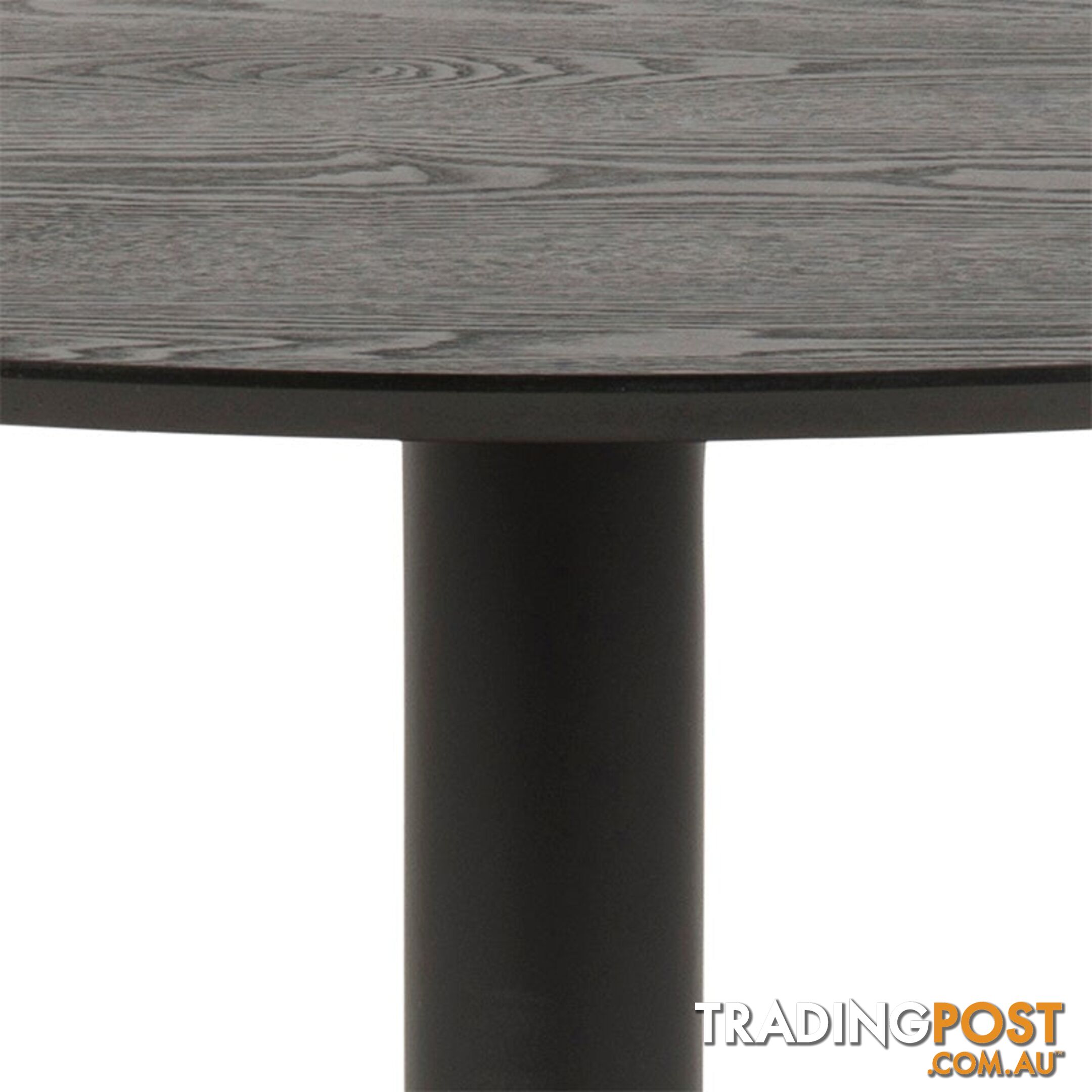 TITAN Round Dining Table 110cm - Black - AC-H000020291 - 5713941135223