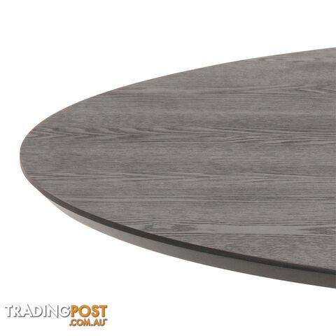 TITAN Round Dining Table 110cm - Black - AC-H000020291 - 5713941135223