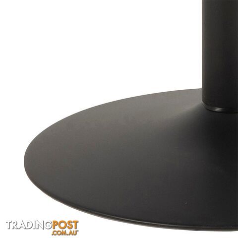 TITAN Round Dining Table 110cm - Black - AC-H000020291 - 5713941135223