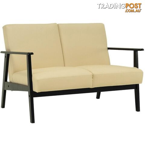 TELFORD 2 Seater Sofa - Cream - TELFORD2S_110-531 - 9334719003436
