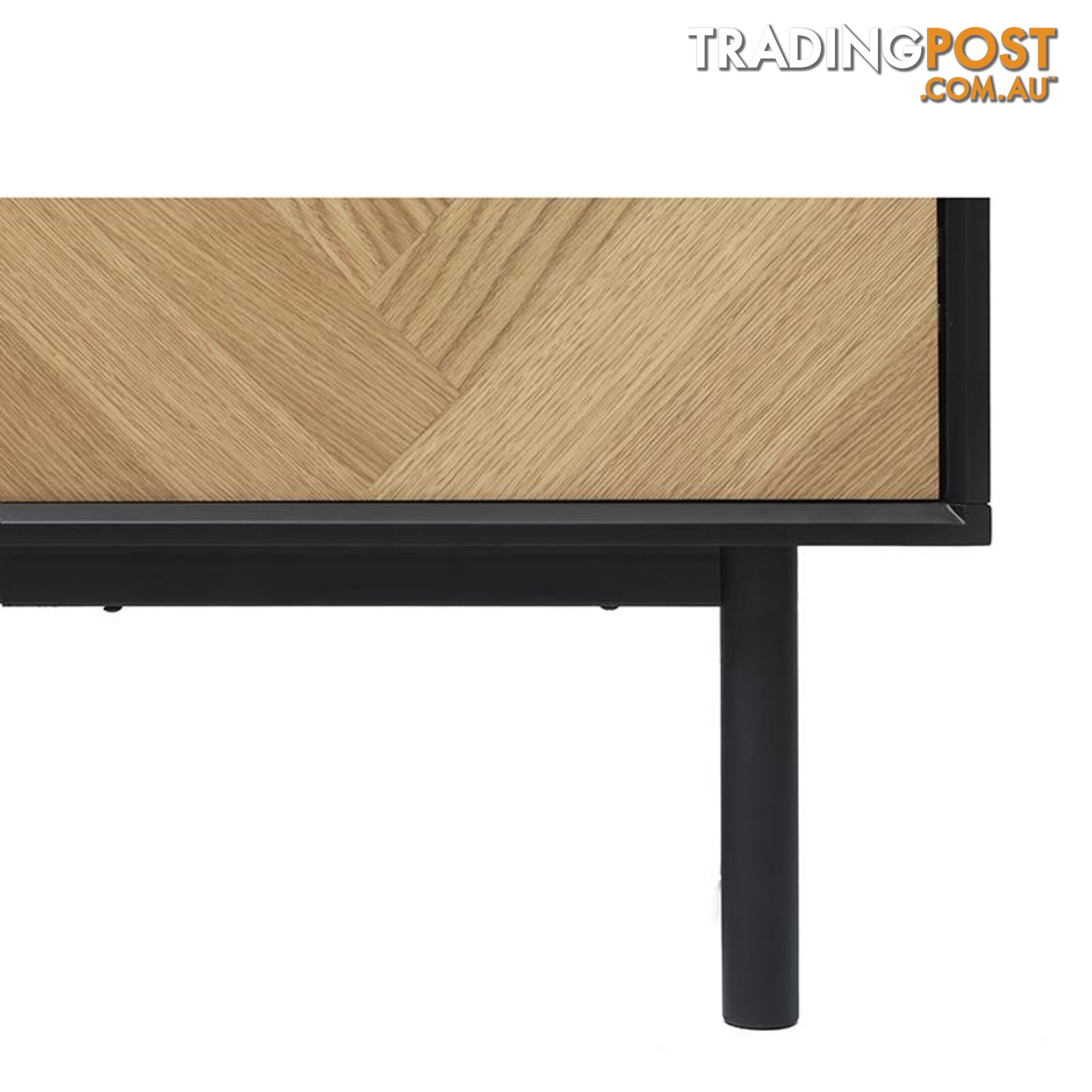 CALVI TV Entertainment Unit 1.6M - Natural & Black - 42153160 - 5704745089690