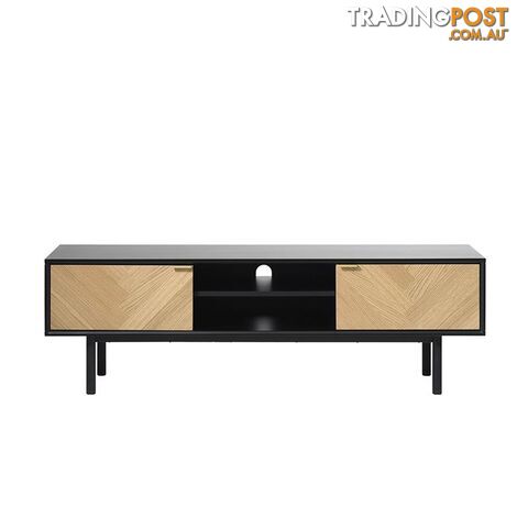 CALVI TV Entertainment Unit 1.6M - Natural & Black - 42153160 - 5704745089690