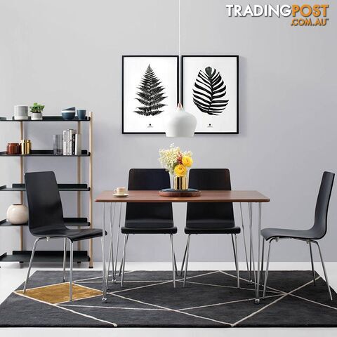 Large Jungle Leaf Print in Black Frame - A202057 - 9334719009667