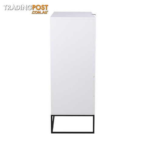 SVANA Tall Sideboard 100cm - White - AC-H000020354 - 5713941037718