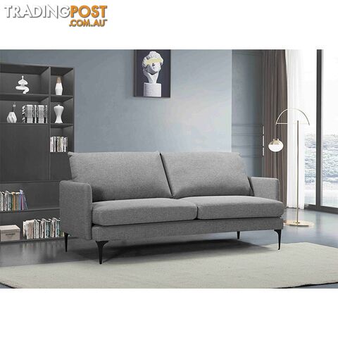 HARLOW 3 Seater Sofa - Grey - HD-2120-26 - 9334719011233 - photo 2 of 6