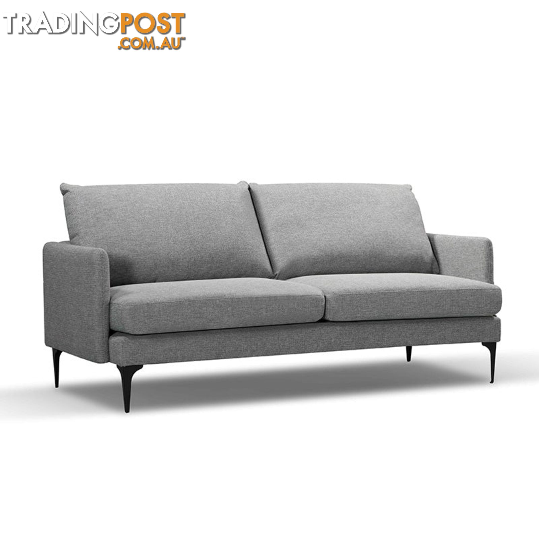 HARLOW 3 Seater Sofa - Grey - HD-2120-26 - 9334719011233