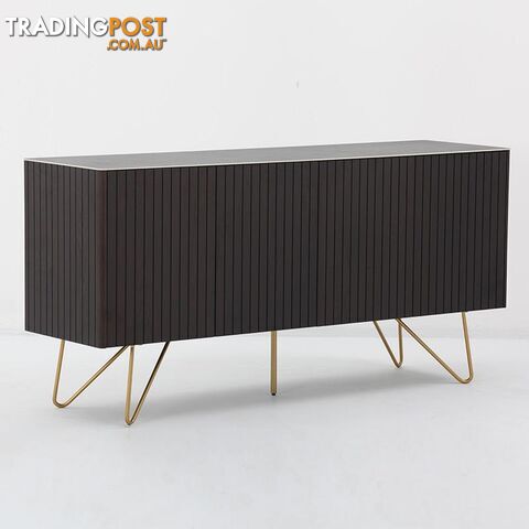 ELORA Sideboard 160cm Ceramic - Smoke Brown Ash - DI-J9698 - 9334719002033