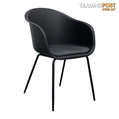 COLLEEN Dining Chair - Black - 241185 - 9334719008424