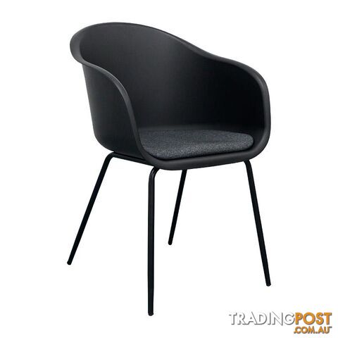 COLLEEN Dining Chair - Black - 241185 - 9334719008424