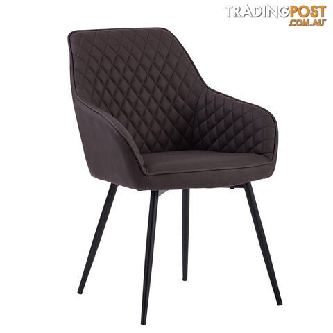 HAKON Dining Chair -  Brown & Black - 241248 - 9334719009698
