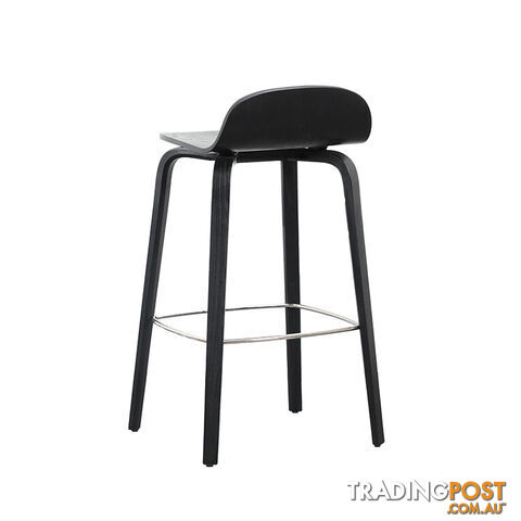 KORI Counter Stool - Black - BB-9113H-B - 9334719012056