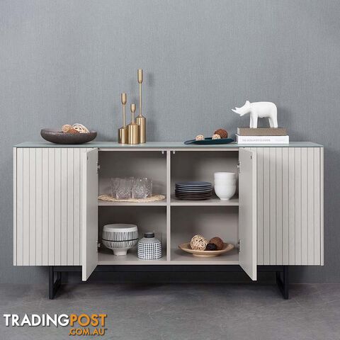 AKARI Sideboard 160cm - Light Grey - DI-J9751 - 9334719011851