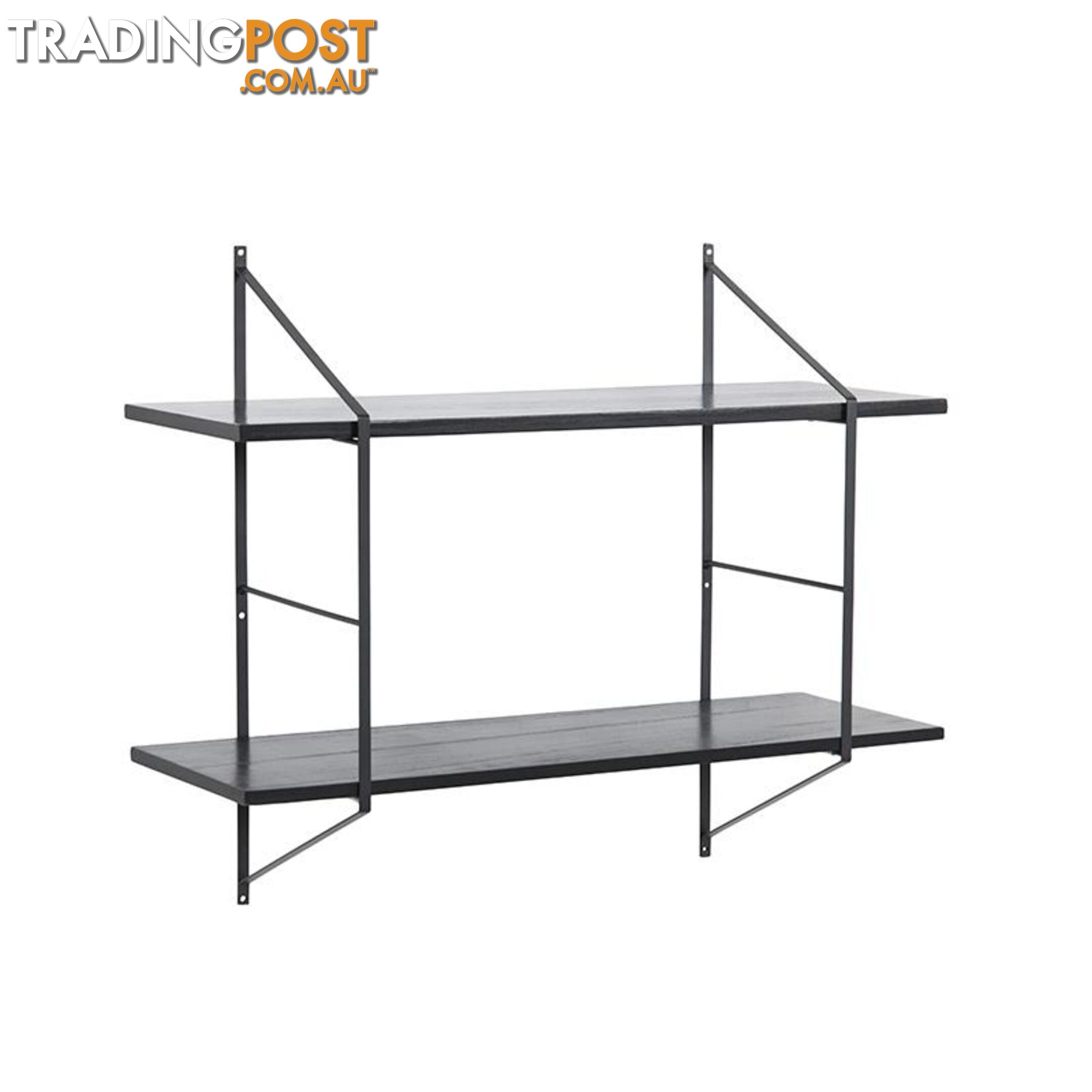 RYDEN Display Unit 76cm - Black & Paulownia Colour - AC-H000019001 - 5705994947984