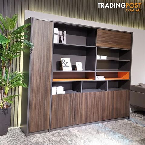 RADDIX Display Unit 240cm - Brown - DF-FF-S0120 - 9334719003375