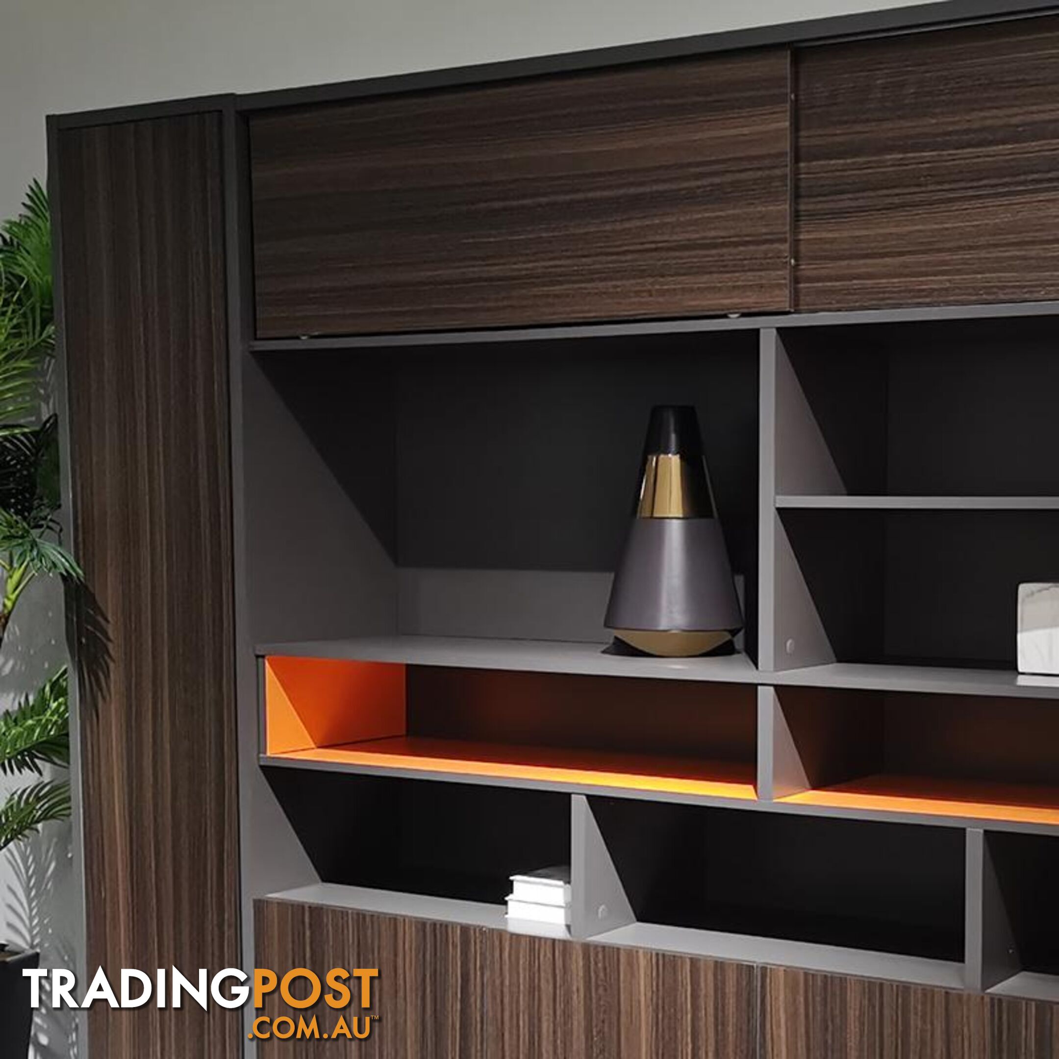 RADDIX Display Unit 240cm - Brown - DF-FF-S0120 - 9334719003375