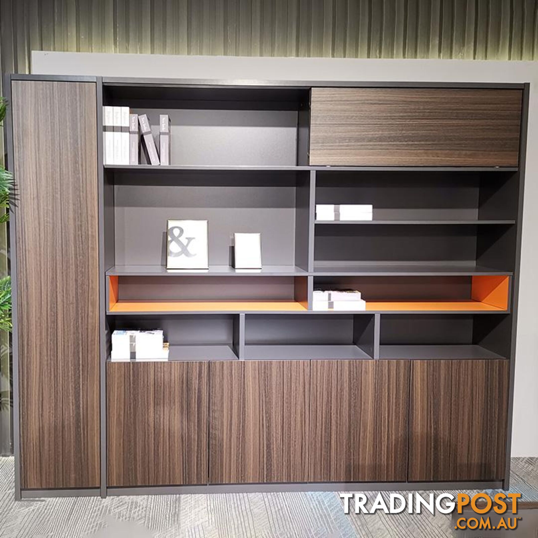 RADDIX Display Unit 240cm - Brown - DF-FF-S0120 - 9334719003375