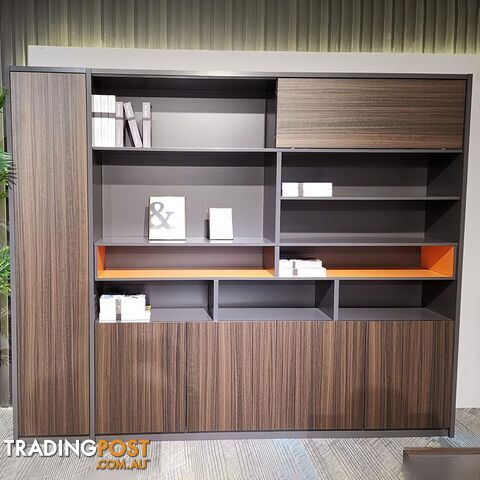 RADDIX Display Unit 240cm - Brown - DF-FF-S0120 - 9334719003375