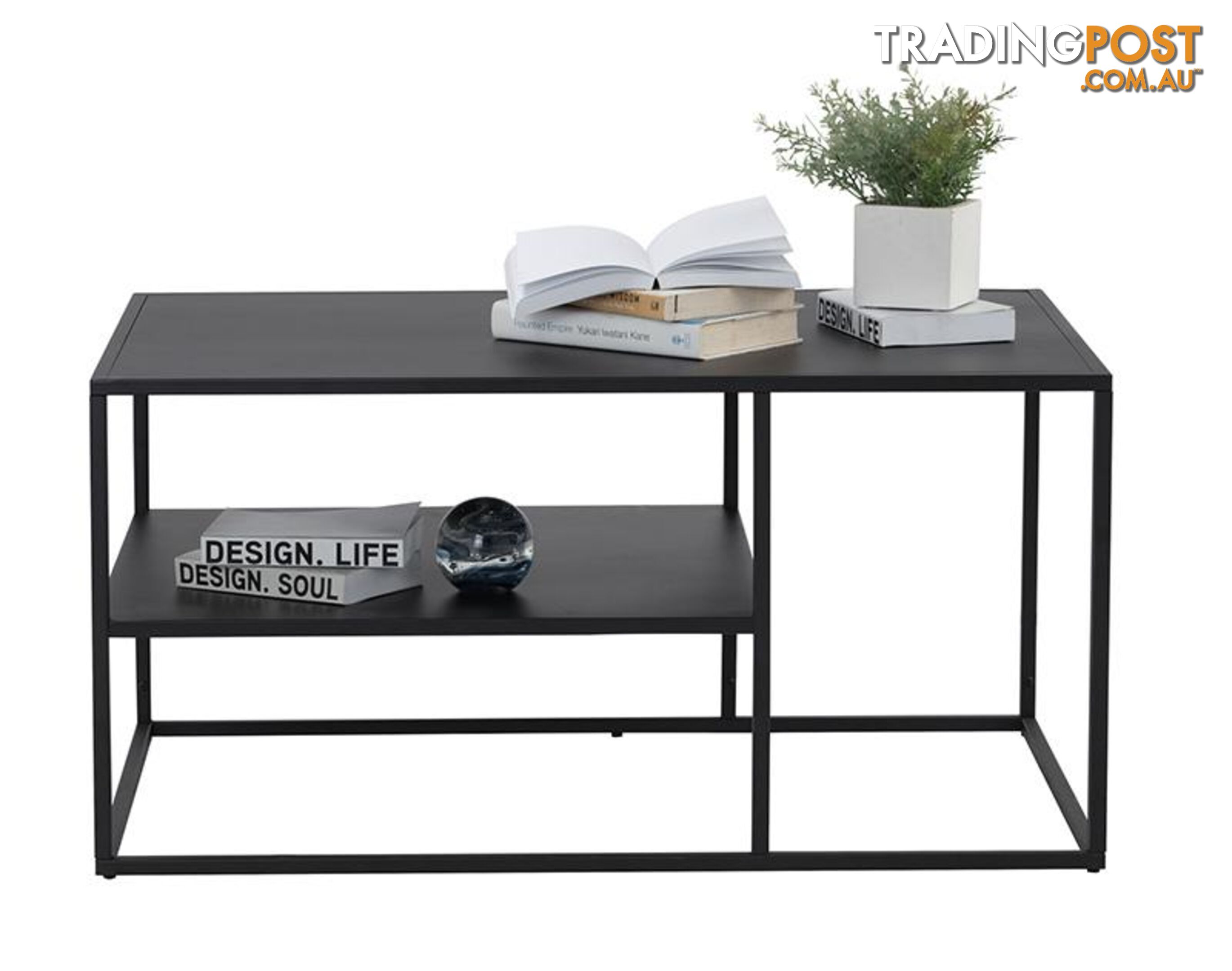 KATHERYNE Coffee Table 90cm - Black - 133042 - 9334719000534