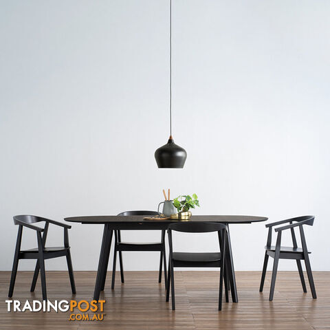 GRETA Dining Chair - Black - 24092581 - 9334719007458