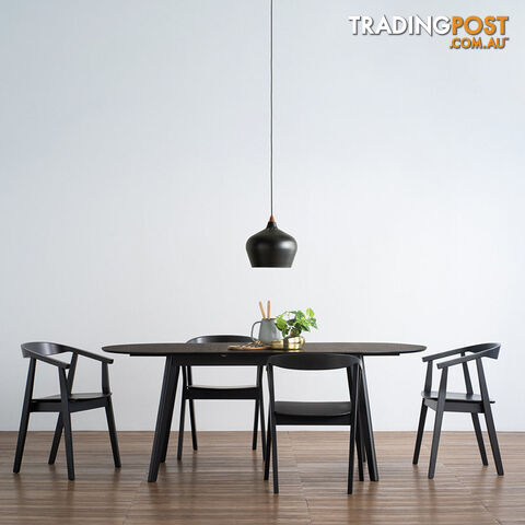 GRETA Dining Chair - Black - 24092581 - 9334719007458