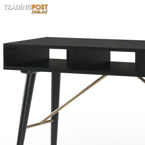 RANIA Study Desk Console 120cm - Black - MI-BH664-CO - 9334719007663