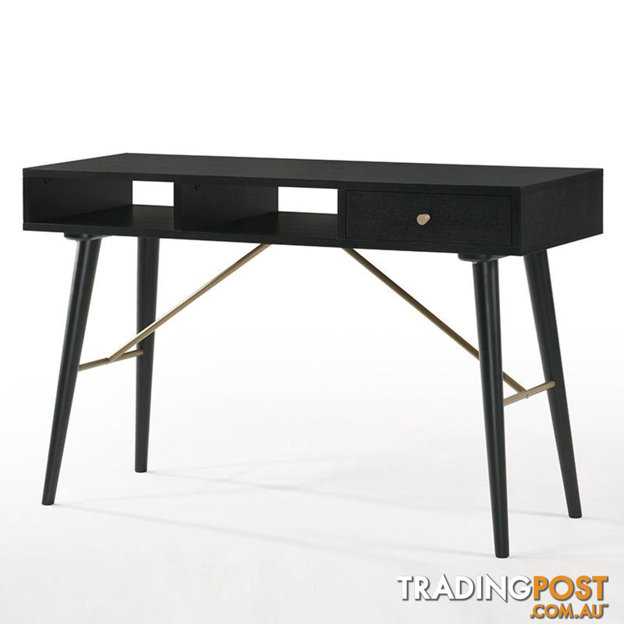 RANIA Study Desk Console 120cm - Black - MI-BH664-CO - 9334719007663