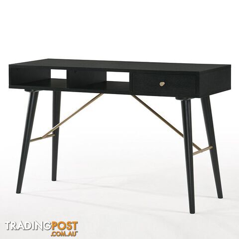 RANIA Study Desk Console 120cm - Black - MI-BH664-CO - 9334719007663