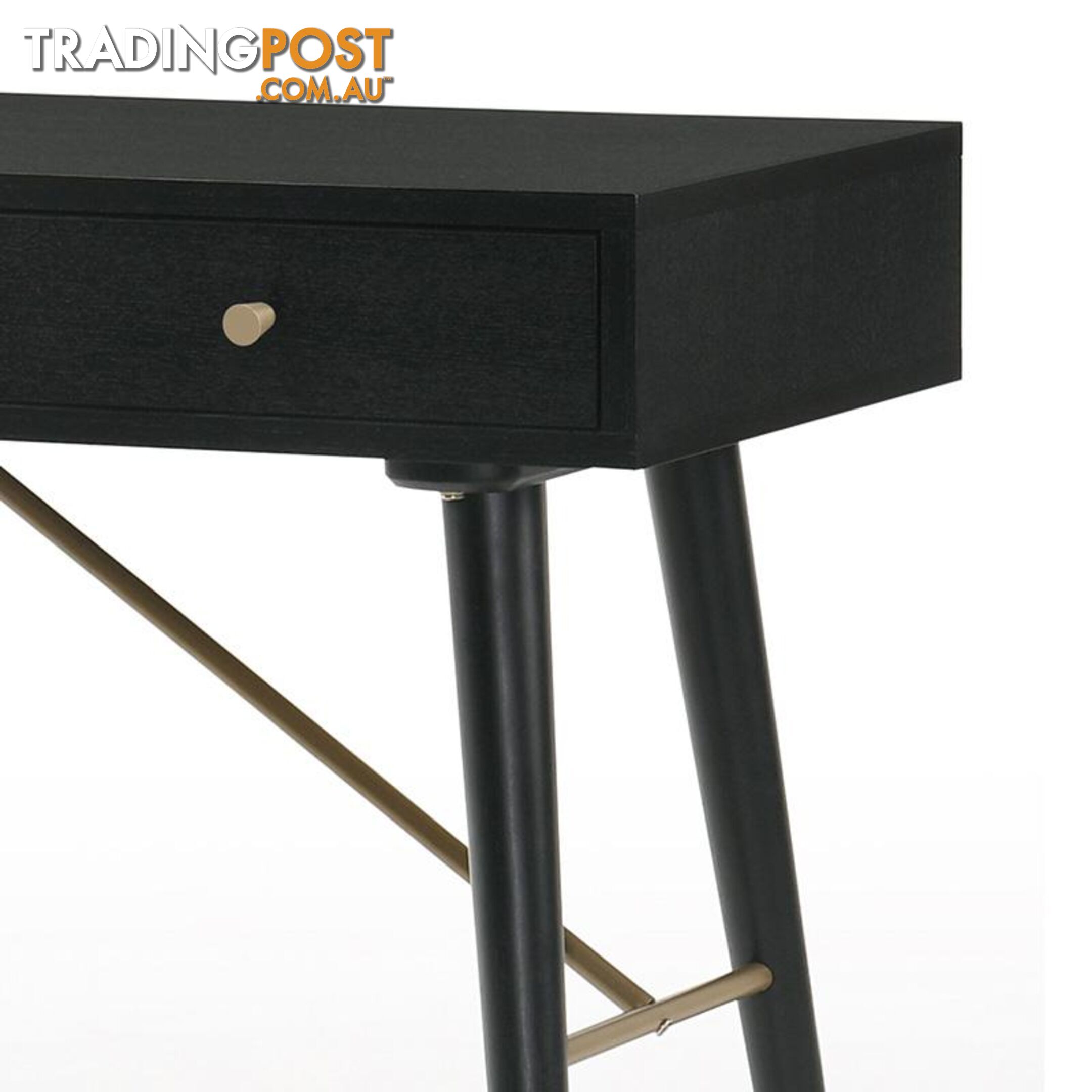 RANIA Study Desk Console 120cm - Black - MI-BH664-CO - 9334719007663