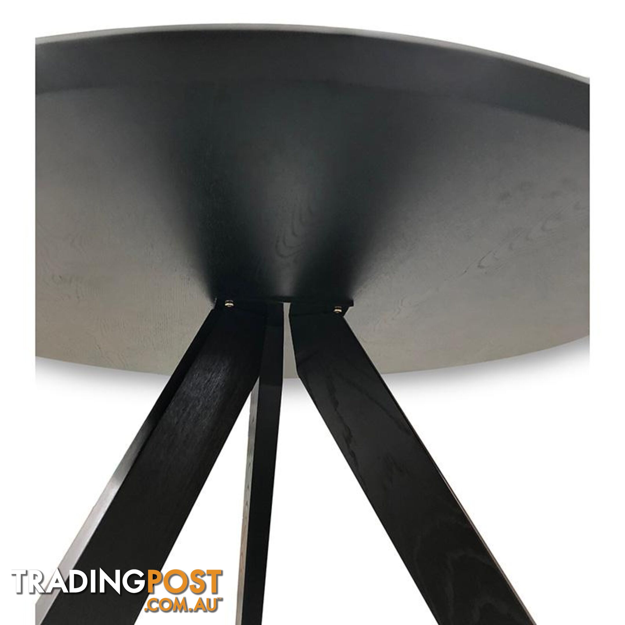 ACE Round Dining Table 1.2M - Black - LI-NS9289-BLK - 9334719002941