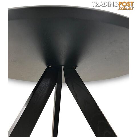 ACE Round Dining Table 1.2M - Black - LI-NS9289-BLK - 9334719002941