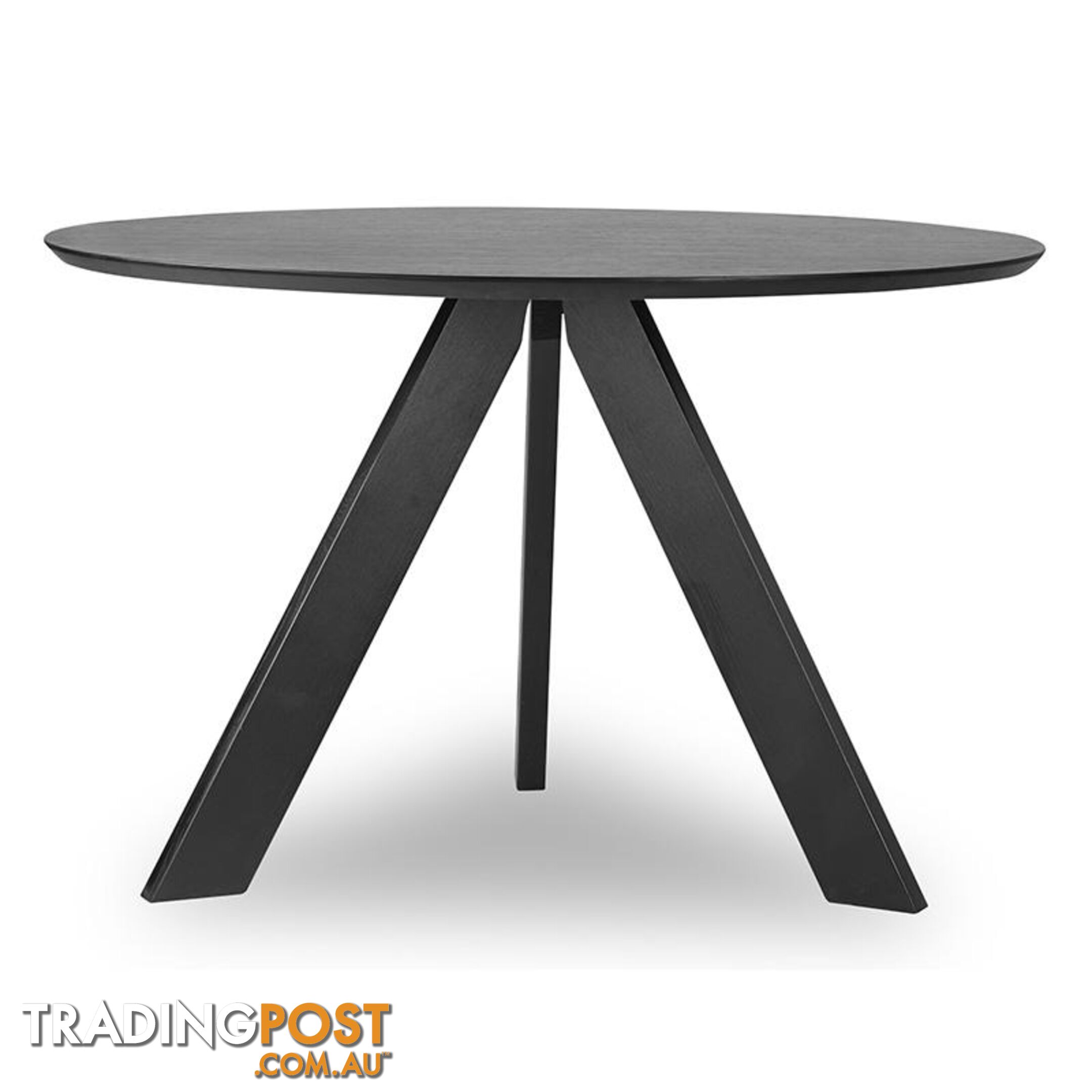 ACE Round Dining Table 1.2M - Black - LI-NS9289-BLK - 9334719002941