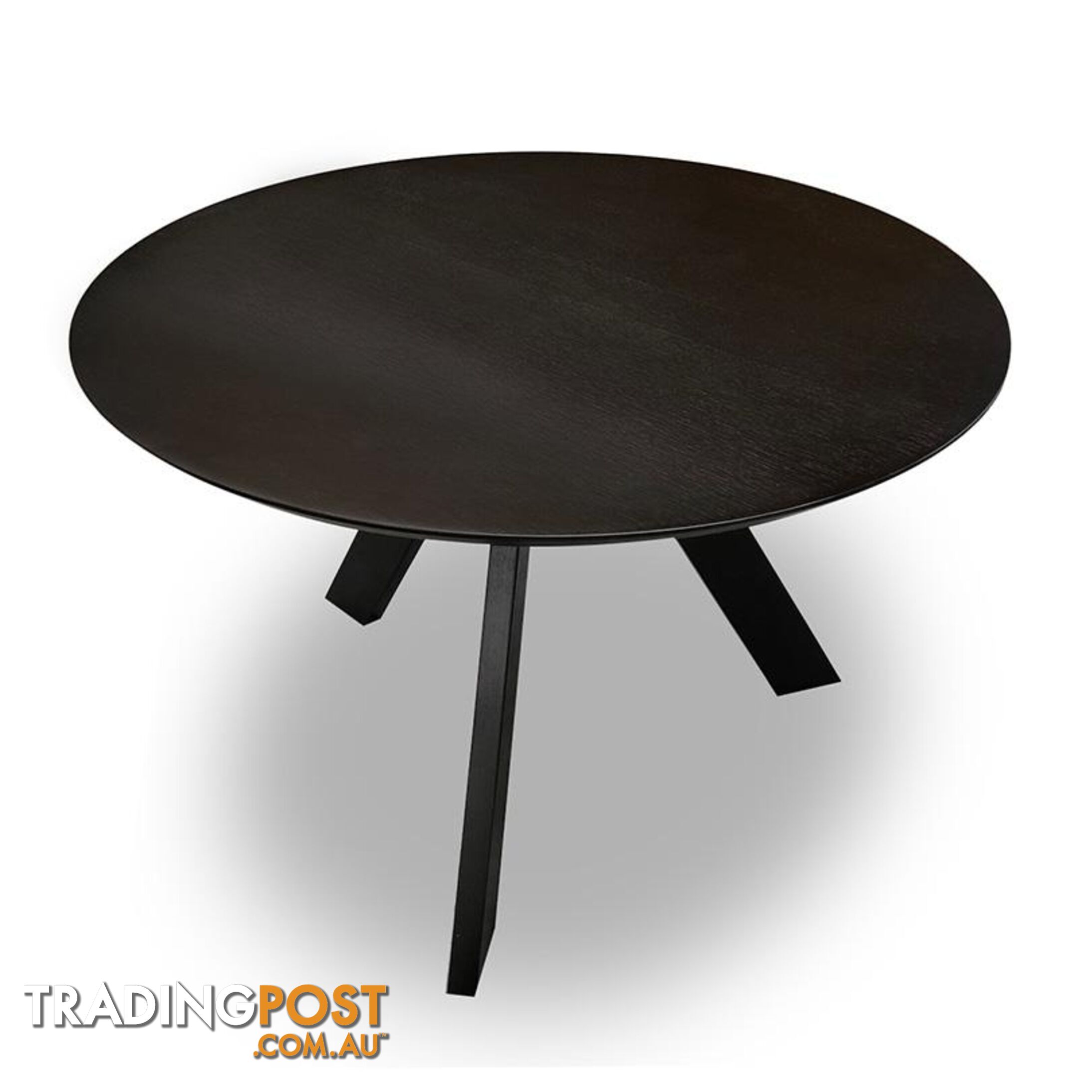 ACE Round Dining Table 1.2M - Black - LI-NS9289-BLK - 9334719002941