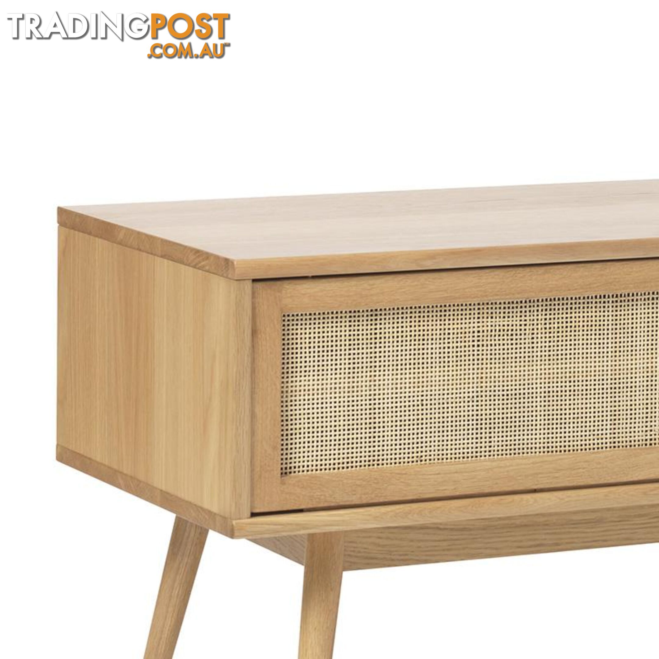 BARRALI Entertainment TV Unit 150cm -  Natural & Rattan - 43290200 - 5704745096520