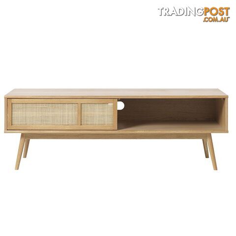 BARRALI Entertainment TV Unit 150cm -  Natural & Rattan - 43290200 - 5704745096520