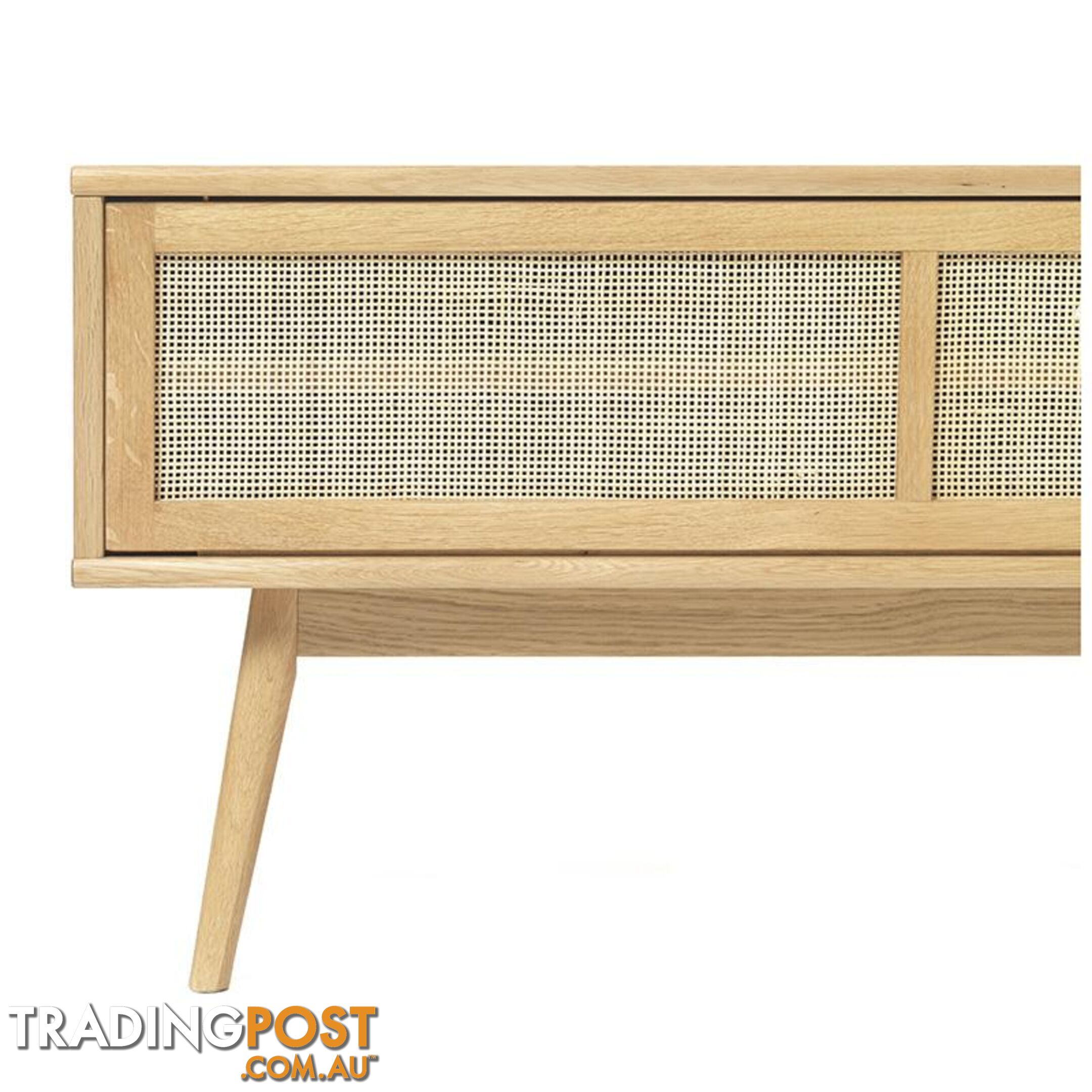 BARRALI Entertainment TV Unit 150cm -  Natural & Rattan - 43290200 - 5704745096520