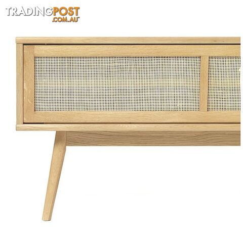 BARRALI Entertainment TV Unit 150cm -  Natural & Rattan - 43290200 - 5704745096520