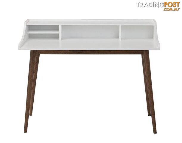 LAGOM Study Desk 120cm - Natural & White - 124030 - 9334719000473