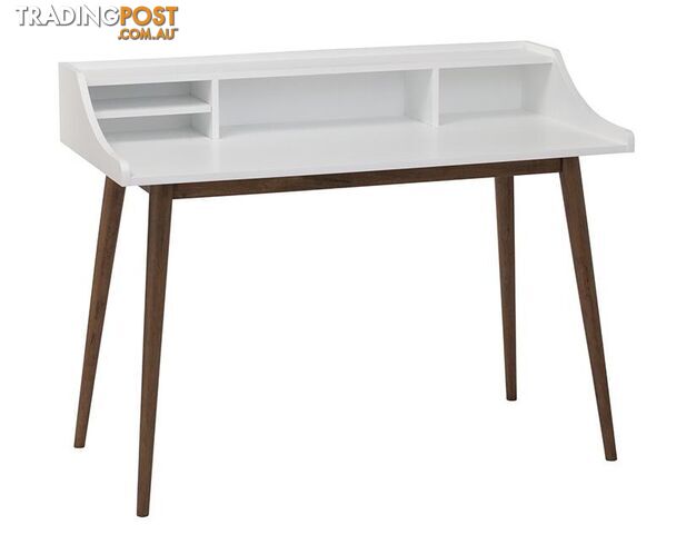 LAGOM Study Desk 120cm - Natural & White - 124030 - 9334719000473