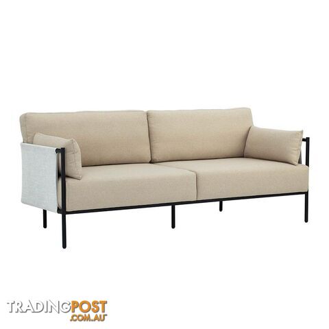 TREDIA 3 Seater Sofa - Tortilla/ White Grey Colour - 233124 - 9334719002613