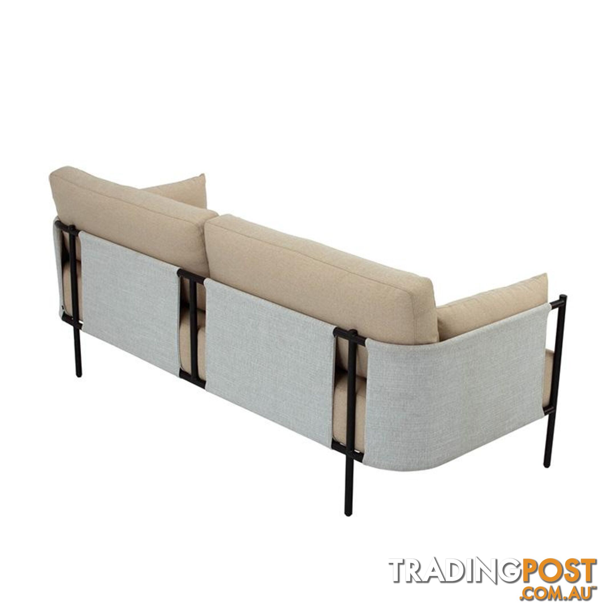 TREDIA 3 Seater Sofa - Tortilla/ White Grey Colour - 233124 - 9334719002613