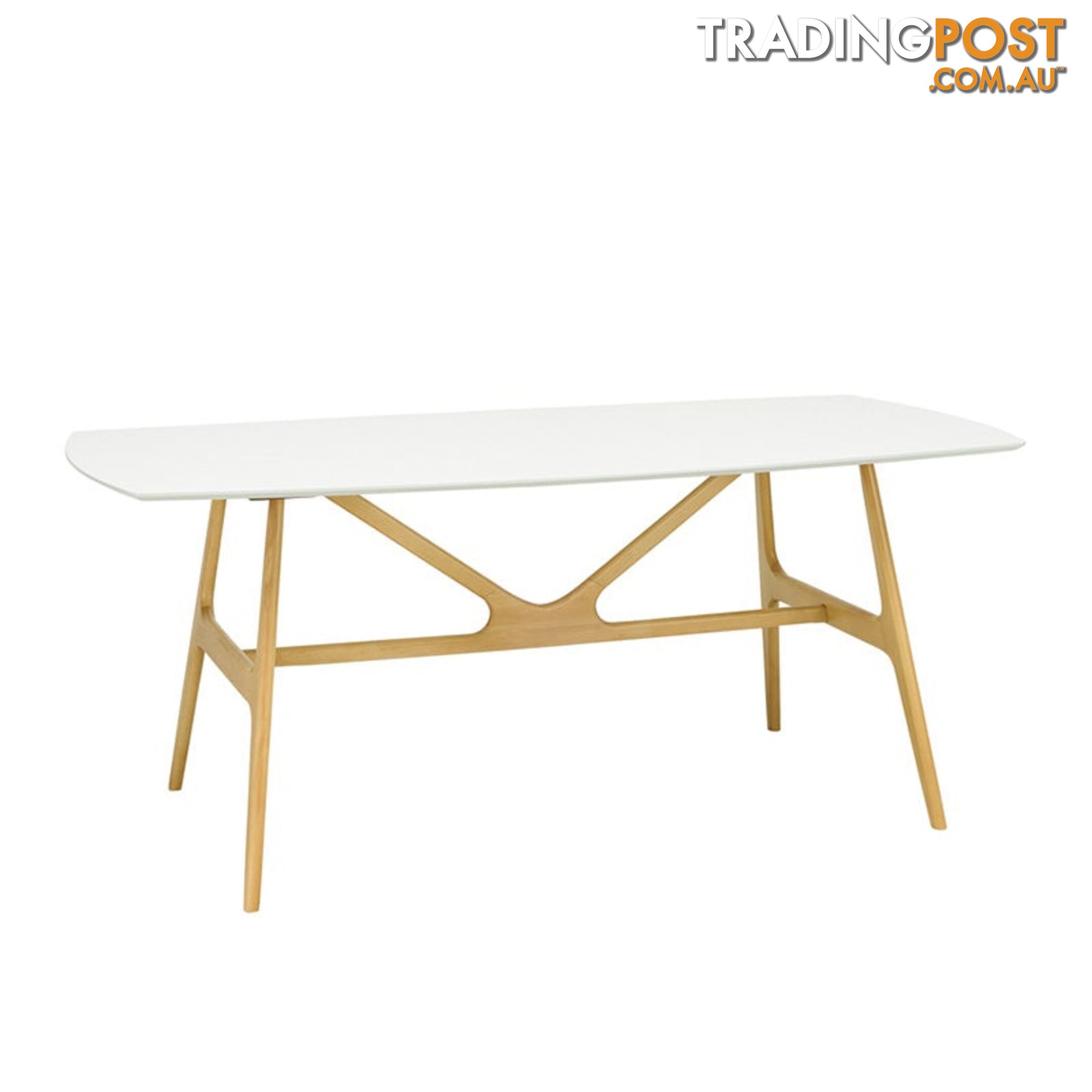 FILA Dining Table 1.8M - Natural & White - 1469089
