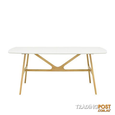 FILA Dining Table 1.8M - Natural & White - 1469089