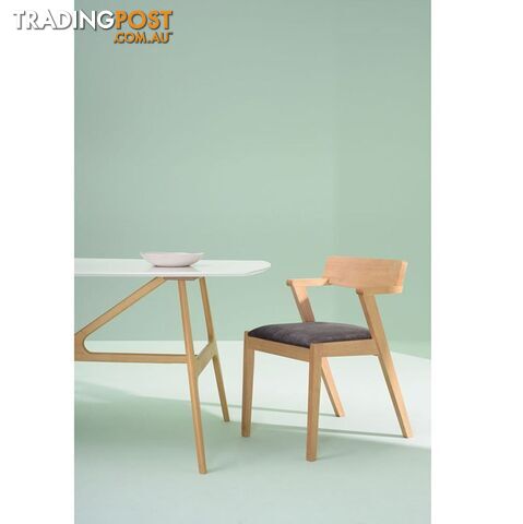 FILA Dining Table 1.8M - Natural & White - 1469089