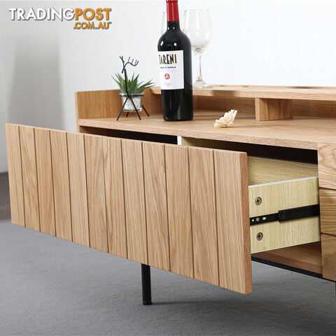 ZANE Entertainment TV Unit 160cm - Natural Oak - BB-TV1006 - 9334719012094