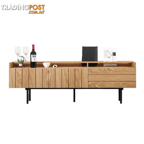 ZANE Entertainment TV Unit 160cm - Natural Oak - BB-TV1006 - 9334719012094