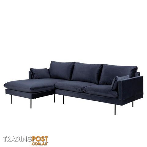 AKEMI 2 Seater Sofa with Left Chaise - Blue - AC-H000018904 - 5713941047656