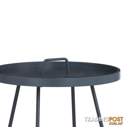 JAXI Round Coffee Table 40cm - Graphite Grey - 131044 - 9334719004860