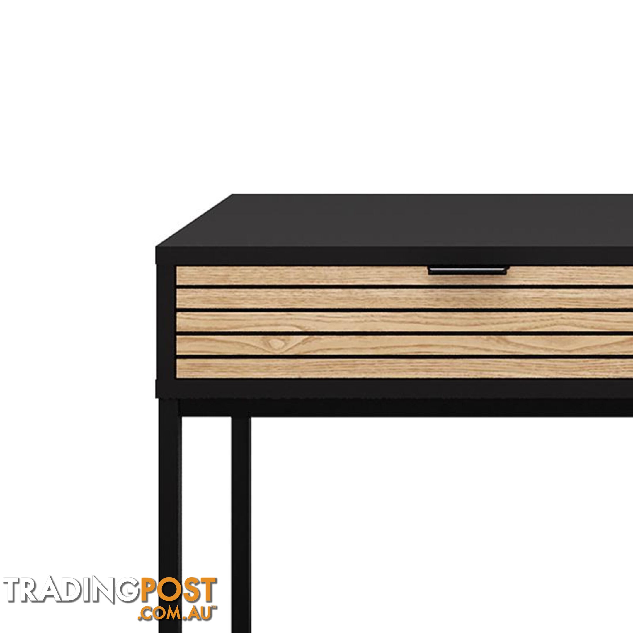 ODENCE Study Desk 120cm - Natural & Black - AS-ODENCEWD01 - 9334719010977