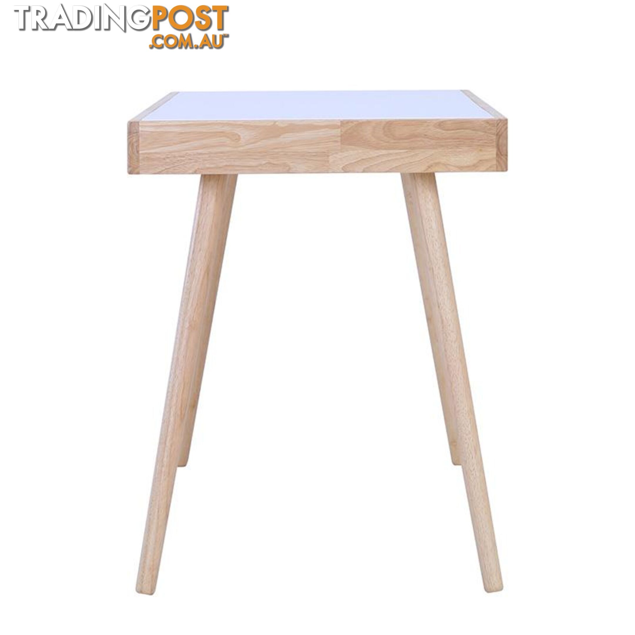 RETH Study Desk 120cm - Natural & White - 124027 - 9334719002798