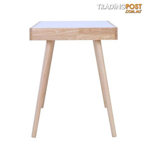 RETH Study Desk 120cm - Natural & White - 124027 - 9334719002798